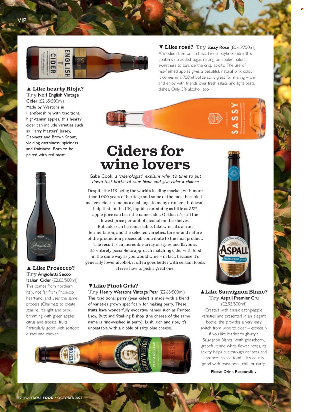 Waitrose offer - 01/10/2025 - 31/10/2025. Page 80