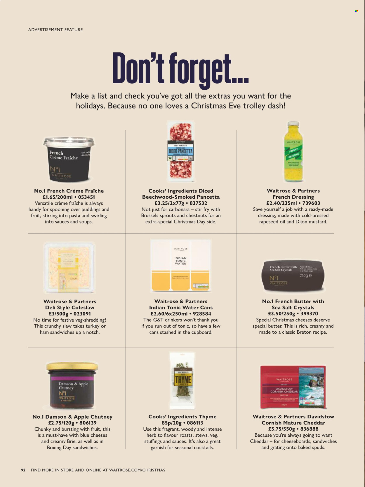 Waitrose offer. Page 92