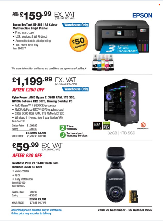 Costco offer - 29/09/2025 - 26/10/2025. Page 5