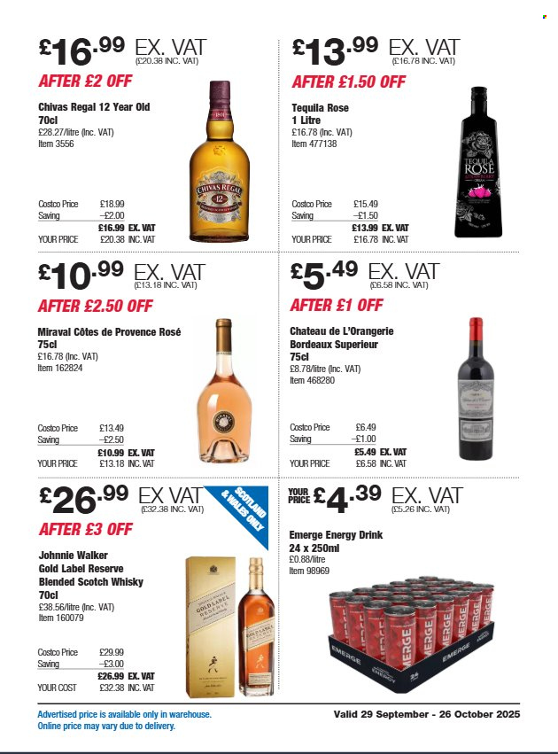 Costco offer - 29/09/2025 - 26/10/2025. Page 17