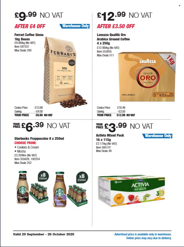 Costco offer - 29/09/2025 - 26/10/2025. Page 18