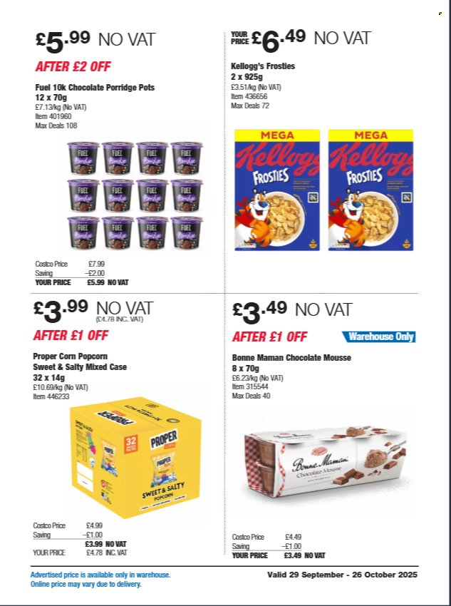 Costco offer - 29/09/2025 - 26/10/2025. Page 19
