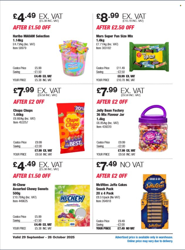 Costco offer - 29/09/2025 - 26/10/2025. Page 20