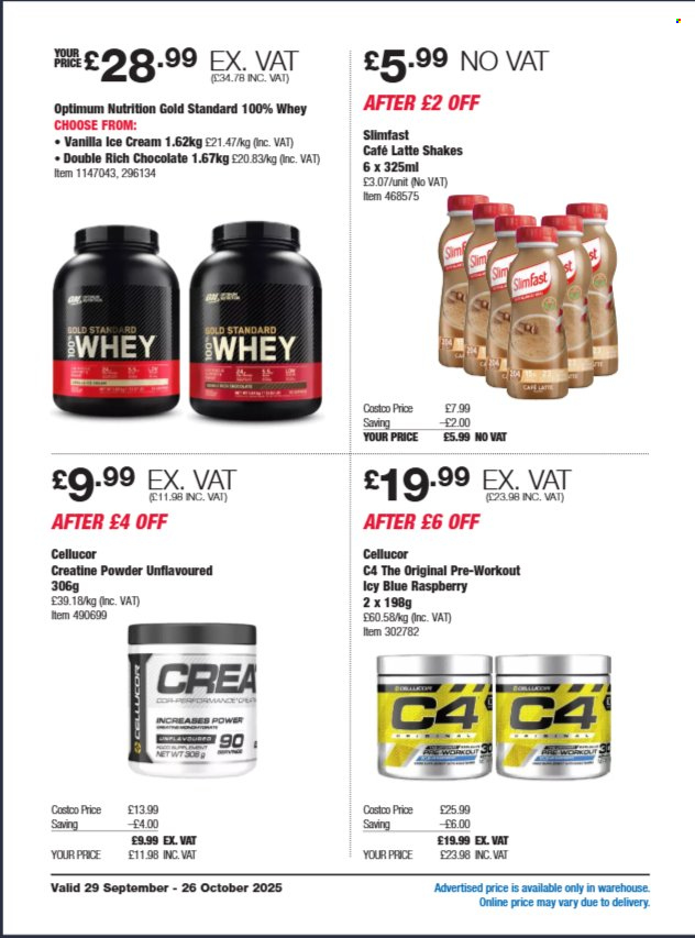 Costco offer - 29/09/2025 - 26/10/2025. Page 22