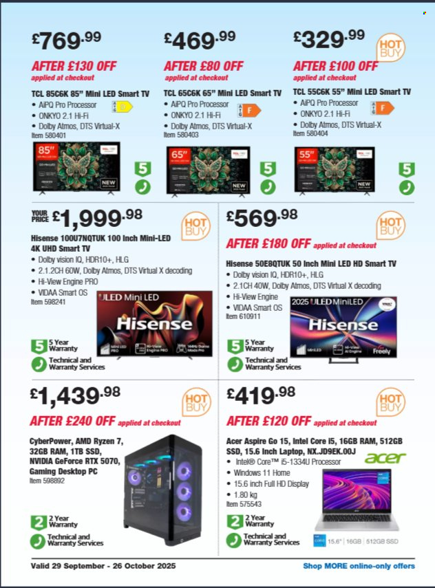Costco offer - 29/09/2025 - 26/10/2025. Page 30