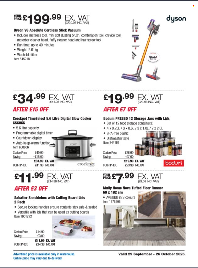 Costco offer - 29/09/2025 - 26/10/2025. Page 3