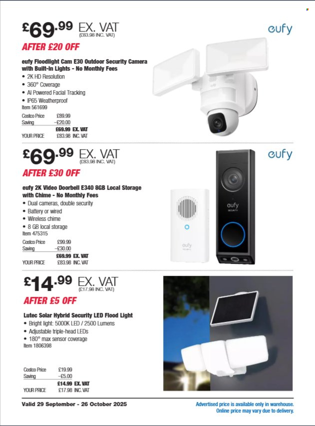 Costco offer - 29/09/2025 - 26/10/2025. Page 6