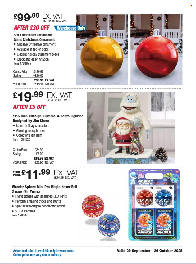 Costco offer - 29/09/2025 - 26/10/2025. Page 9