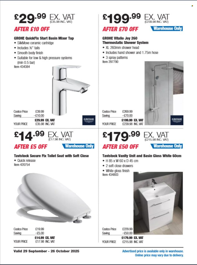 Costco offer - 29/09/2025 - 26/10/2025. Page 10