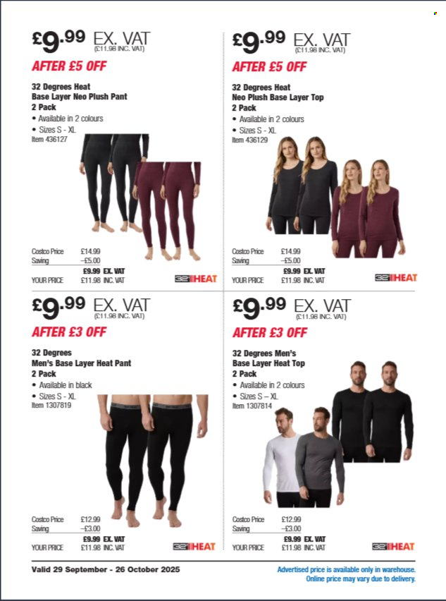 Costco offer - 29/09/2025 - 26/10/2025. Page 12