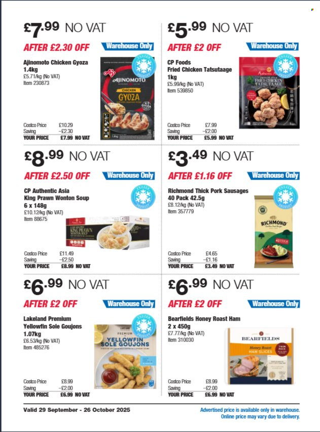 Costco offer - 29/09/2025 - 26/10/2025. Page 14