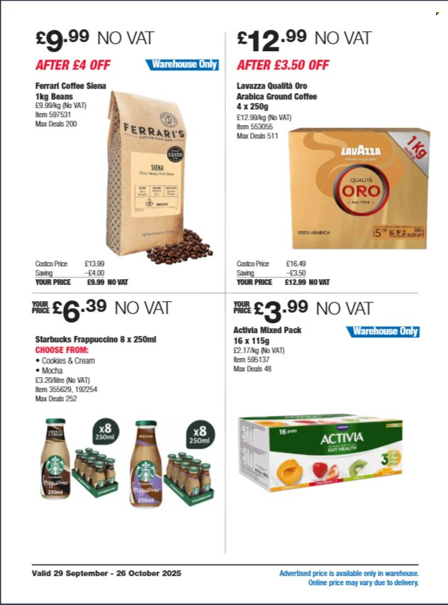 Costco offer - 29/09/2025 - 26/10/2025. Page 18