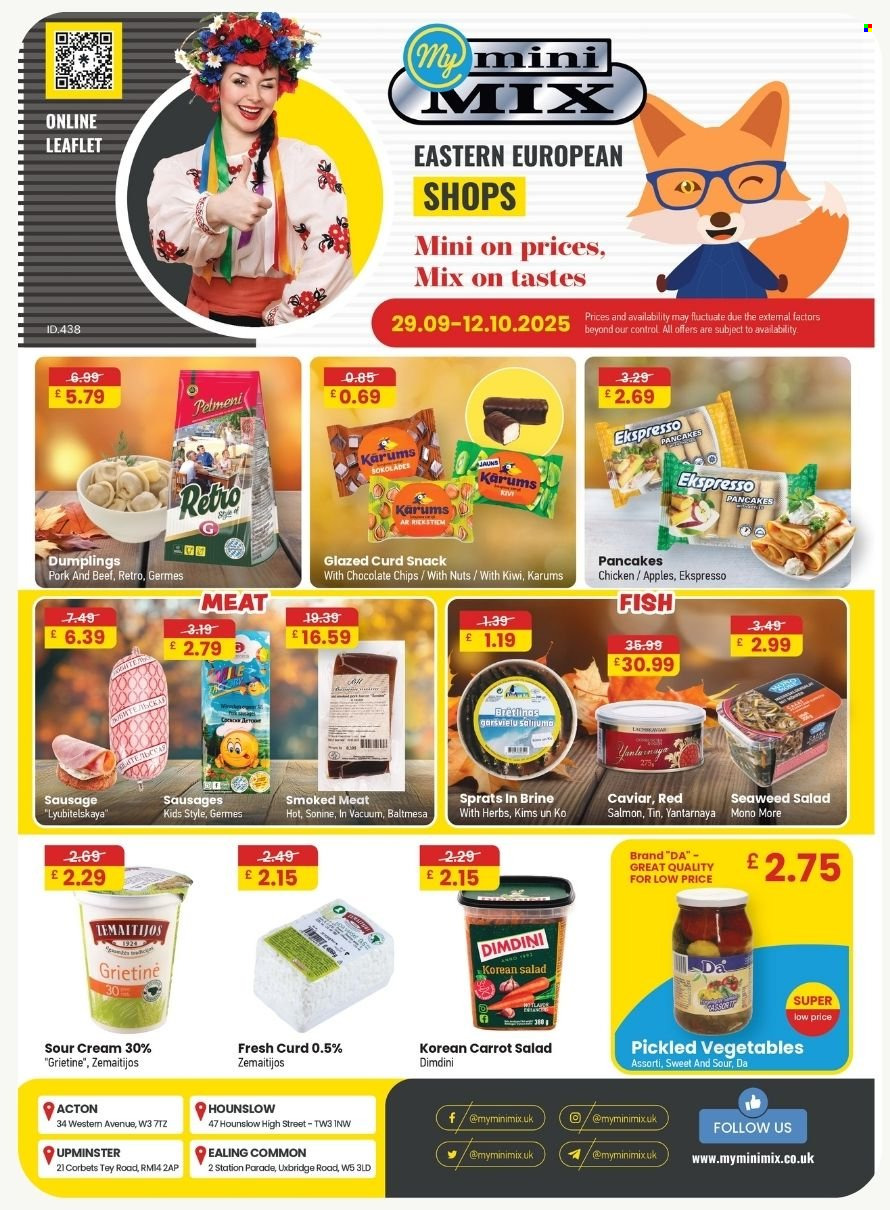 MyMINIMIX offer - 29/09/2025 - 12/10/2025. Page 1
