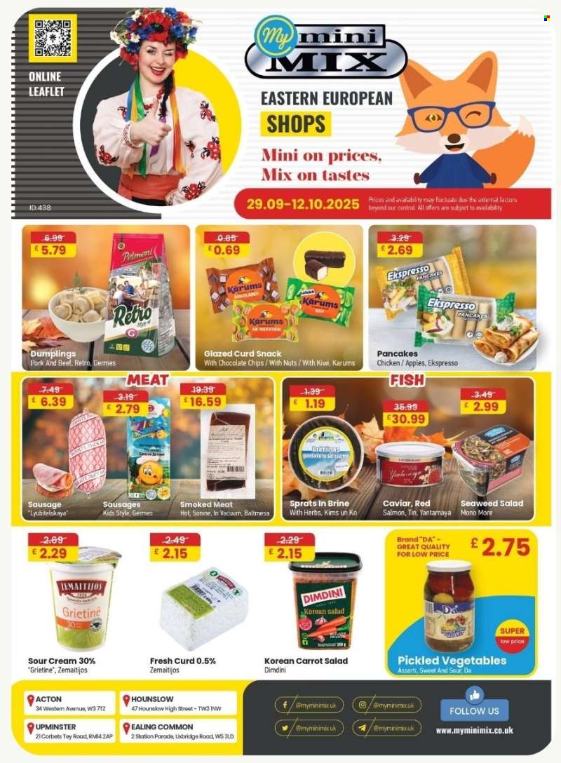 MyMINIMIX offer  - 29/09/2025 - 12/10/2025.