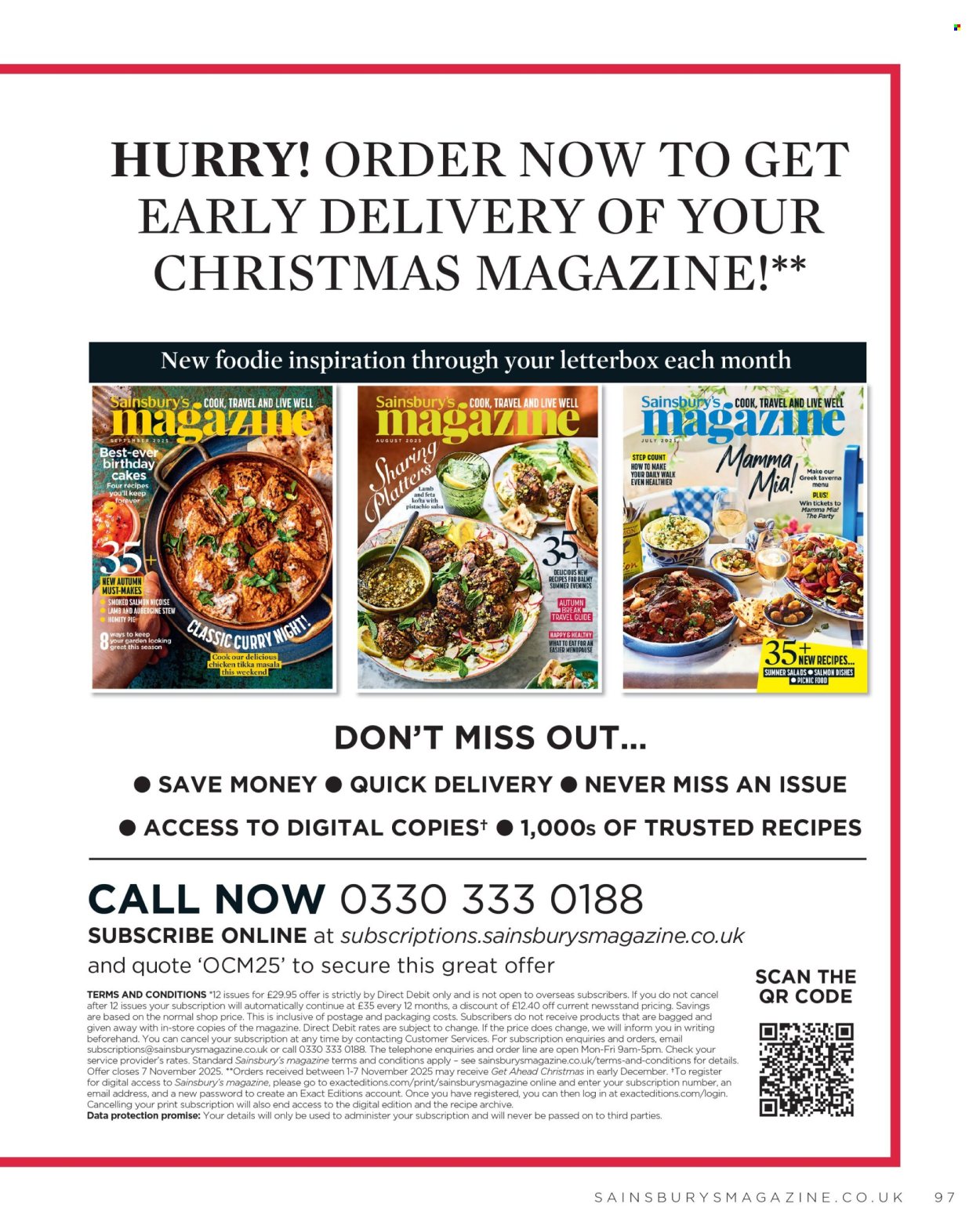 Sainsbury's offer - 01/10/2025 - 31/10/2025. Page 97
