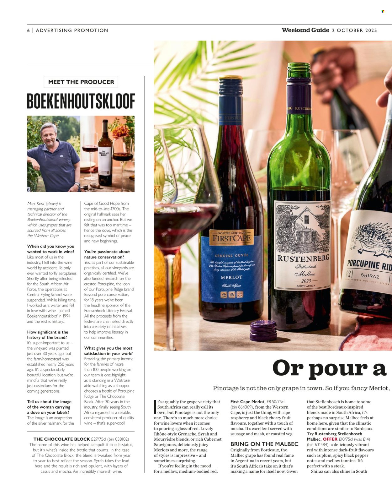Waitrose offer. Page 58