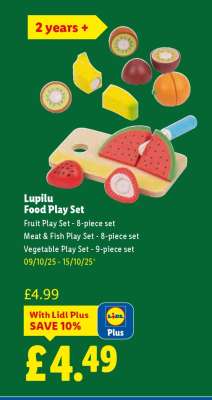 Lupilu Food Play Set