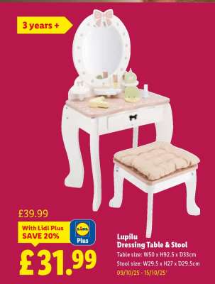 Lupilu Dressing Table & Stool