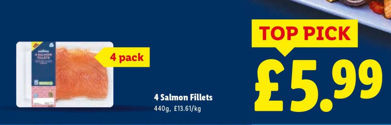 4 Salmon Fillets