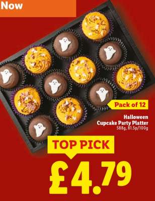 Halloween Cupcake Party Platter
