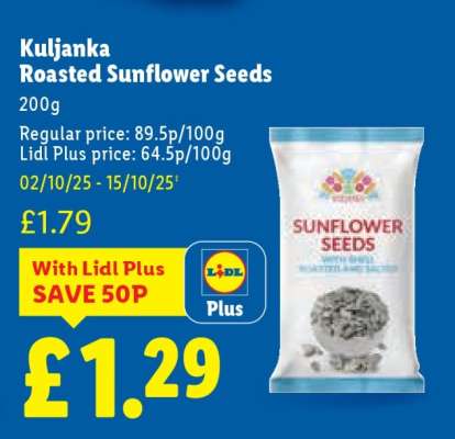 Kuljanka Roasted Sunflower Seeds