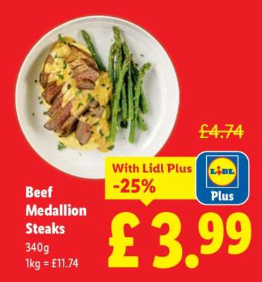 Beef Medallion Steaks