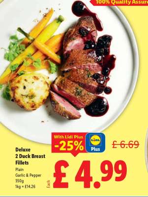 Deluxe 2 Duck Breast Fillets