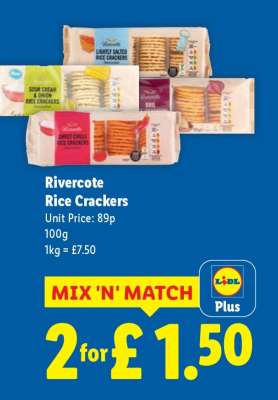 Rivercote Rice Crackers