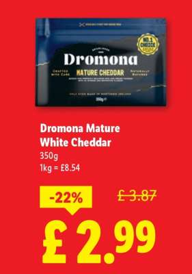 Dromona Mature White Cheddar