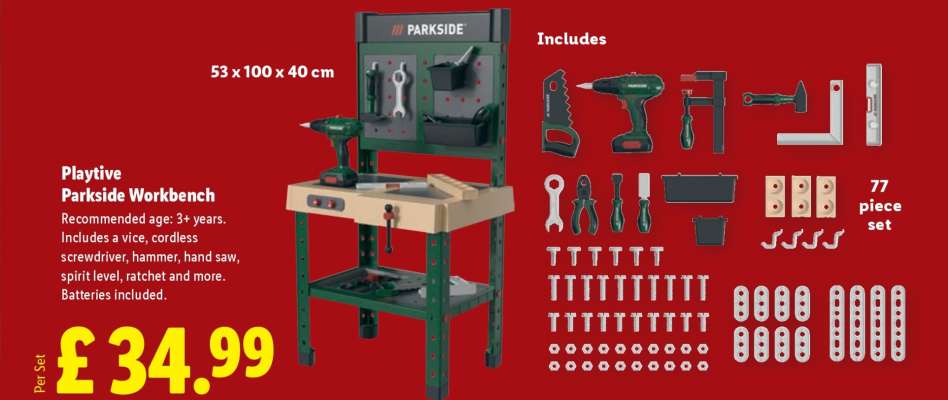 Playtive Parkside Workbench