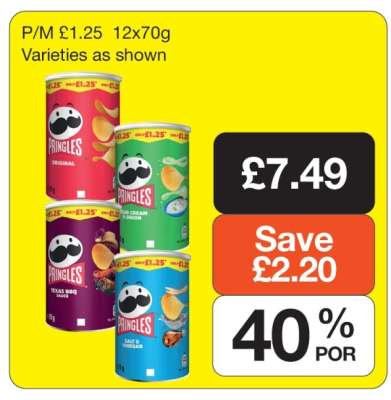 Pringles 12x70g