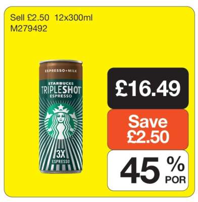 Starbucks Tripleshot Espresso