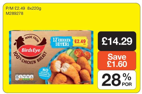 Birds Eye Chicken Dippers