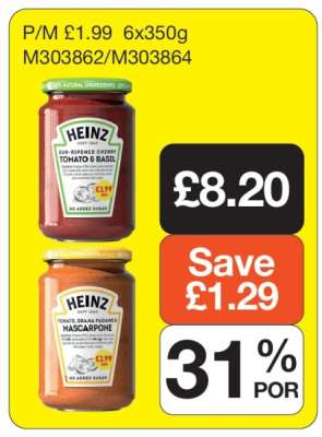 Heinz Tomato & Basil / Mascarpone