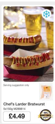 Chef’s Larder Bratwurst