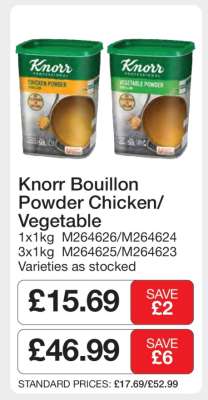 Knorr Bouillon Powder Chicken/Vegetable