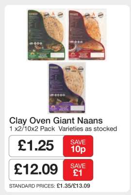 Clay Oven Giant Naans
