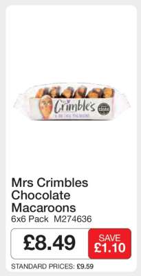 Mrs Crimbles Chocolate Macaroons