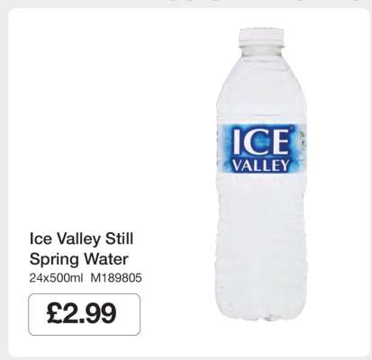 Ice Valley Still Spring Water