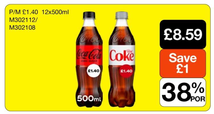 Coca-Cola Zero Sugar / Diet Coke