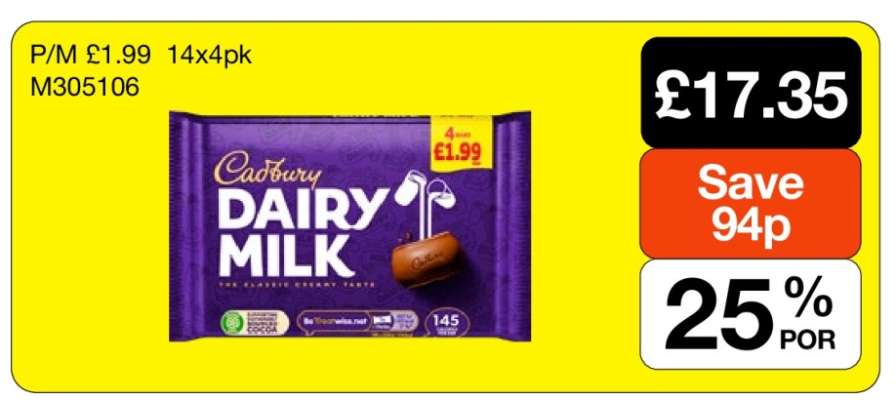 Cadbury Dairy Milk