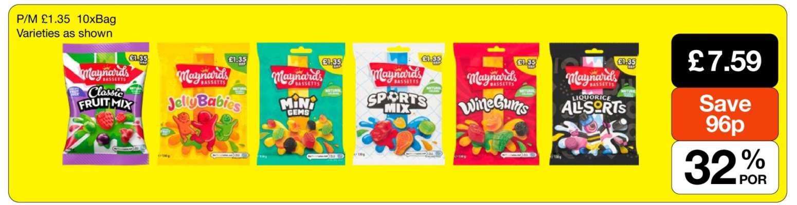 Maynards Bassetts Sweets