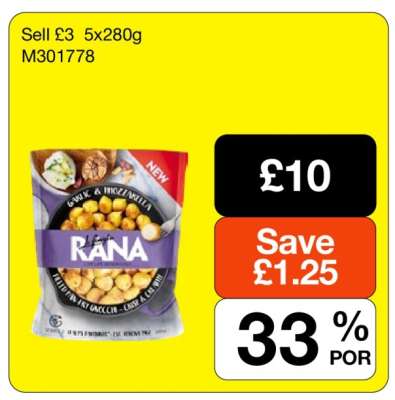 Rana Garlic & Mozzarella Gnocchi