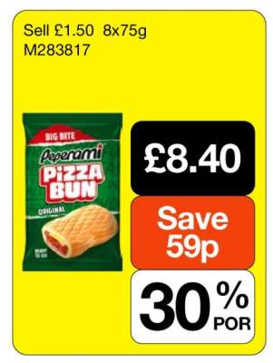 Peperami Pizza Bun