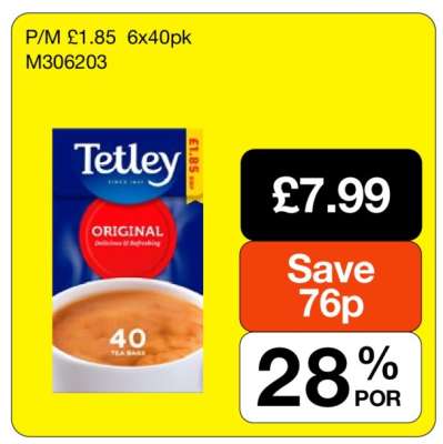 Tetley Original Tea Bags