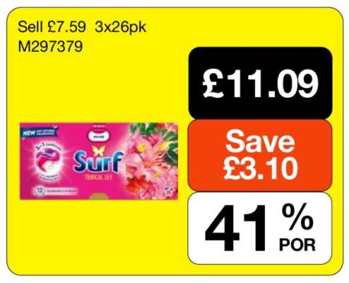 Surf Tropical Lily 3x26pk