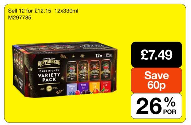 Kopparberg Dark Nights Variety Pack