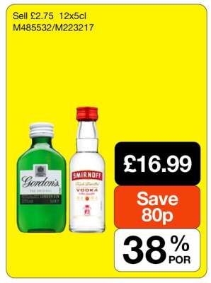Gordon's & Smirnoff