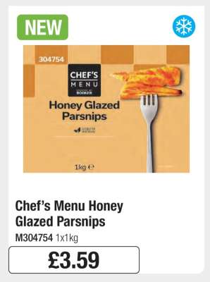 Chef’s Menu Honey Glazed Parsnips