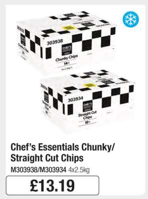 Chef’s Essentials Chunky/Straight Cut Chips